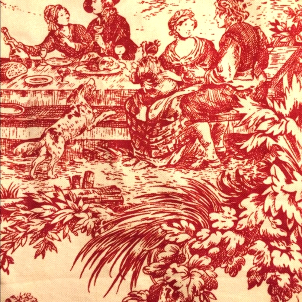 Toile de Jouy Fabrics/Curtains
